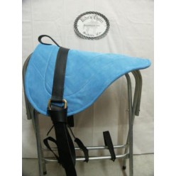 TURQUOISE NATURAL HORSEMAN BAREBACK PAD